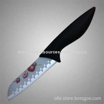 Ceramic Santoku Knife with Hollow Ground Edge
